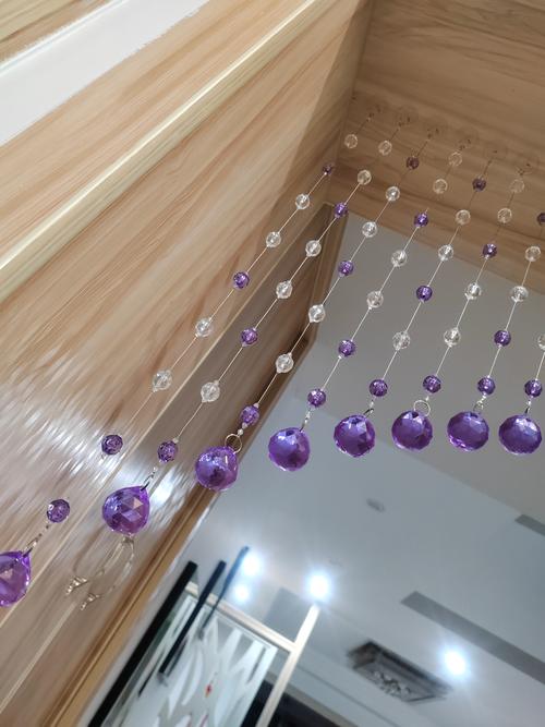 珠簾水晶隔斷簾 家居風水的點睛之筆與現代空間分隔藝術